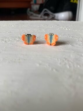 Claire’s Polymer Clay Butterfly Earrings